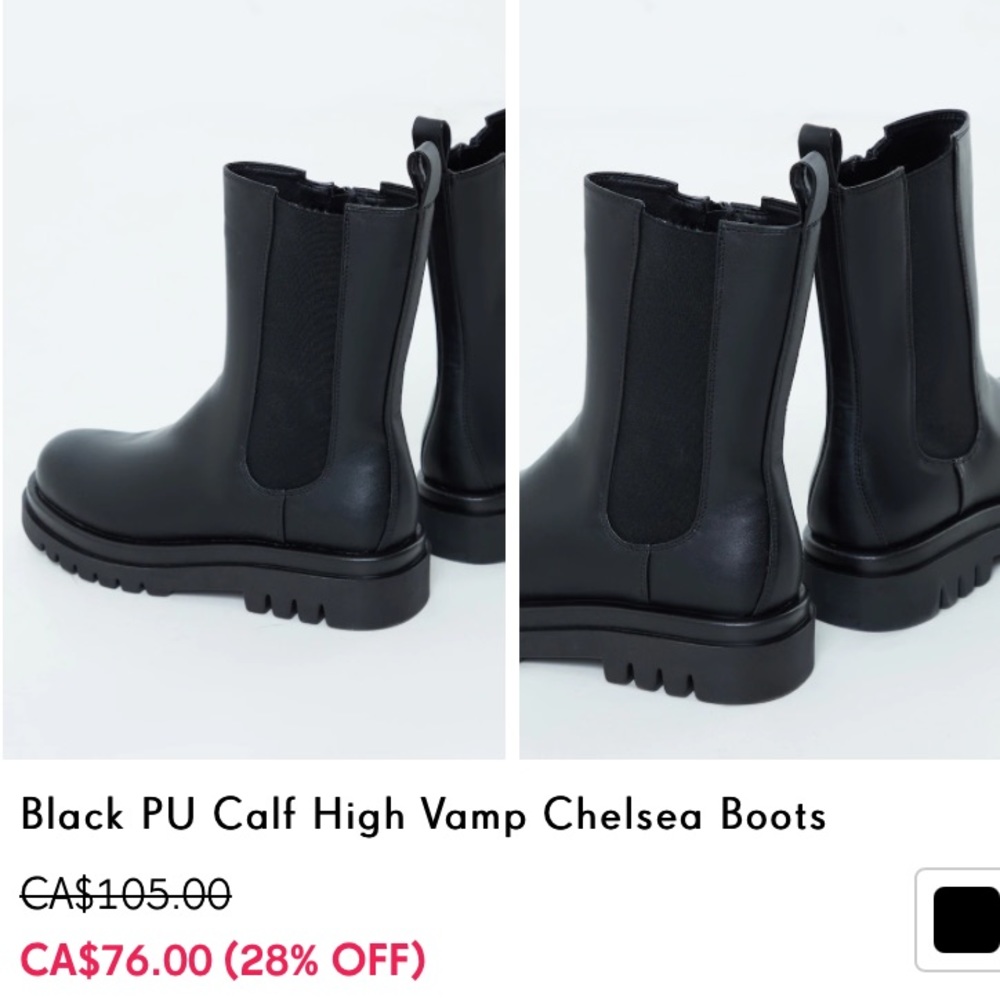 *SOLD* NWT High Vamp Boots - Picture 3 of 3